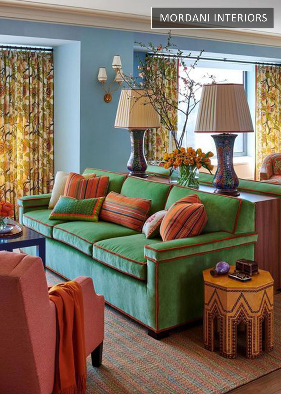 Mint Green Velvet Upholstery Fabric